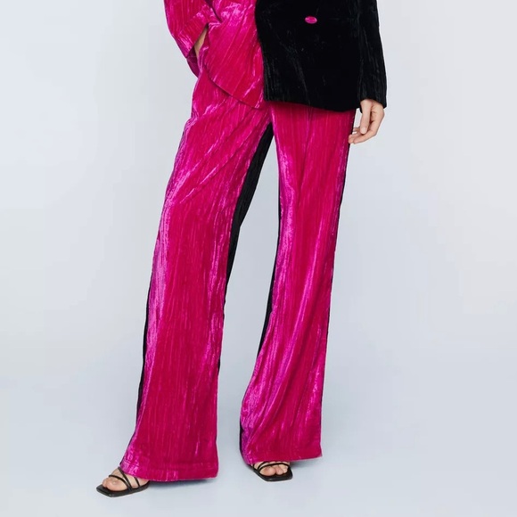 Nasty Gal Pants - Nasty Gal Tailored Colorblock Pants
